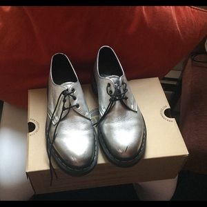 Silver Oxford Dr. Marten’s